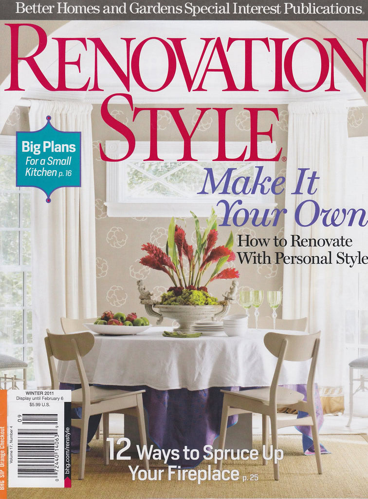 Renovation Style | Winter 2011
