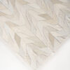 Close-up of the Lance 00956 luxury designer wool rug with a light herringbone pattern.