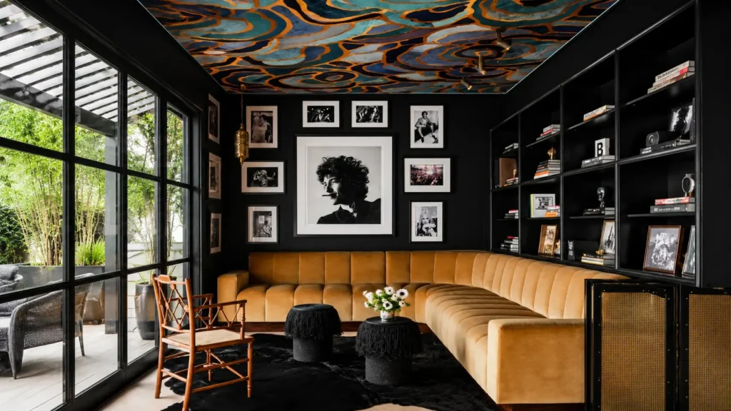 Fern Santini Home Lounge Bloom Ceiling
