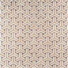 Mirage 19292 luxury designer rug features a brown and white geometric Y-pattern.