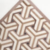 Mirage 19292 designer rug: luxury handmade wool and silk rug, beige Y pattern.