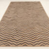 The Reverb 24602 luxury designer rug features a chevron motif in high quality wool.