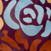 Close-up of Procession 24968 designer rug with abstract swirling patterns.