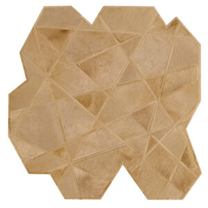 Luxury designer geometric tan rug with intersecting lines, handmade wool rug.