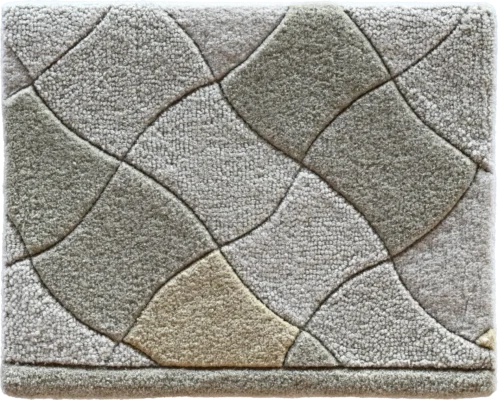 Luxury designer rug, rectangular with beige and cream wavy pattern, plush texture.