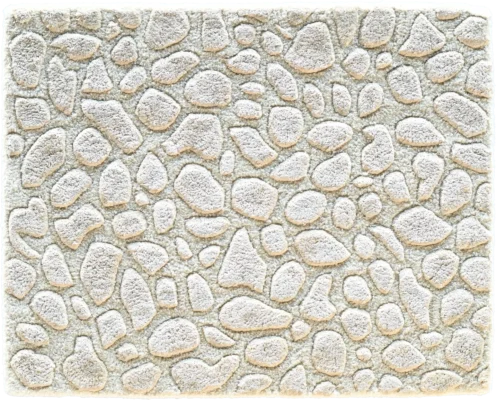 Rectangular beige designer rug with a textured stone-inspired pattern in luxury wool.