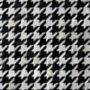 Blackdog Hide 14697 luxury designer rug in black and white houndstooth, handmade with a plush, textured surface.