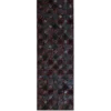 Ignition Hide 27421 designer rug features a dark, metallic grid for luxury interiors.