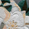 Sweet Hide 26095 is a luxury designer rug with handmade textured silk and wool floral embroidery.