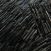 Close-up of luxury designer rug Custom Hide 15473 featuring dark, diagonal fur-like patterns in a high-end handmade hide construction.