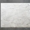 Lexar Hide 15275 luxury designer rug, gray with white cracked stone pattern.