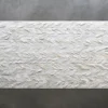 Lance Hide 14723 luxury designer rug with white herringbone on gray concrete.